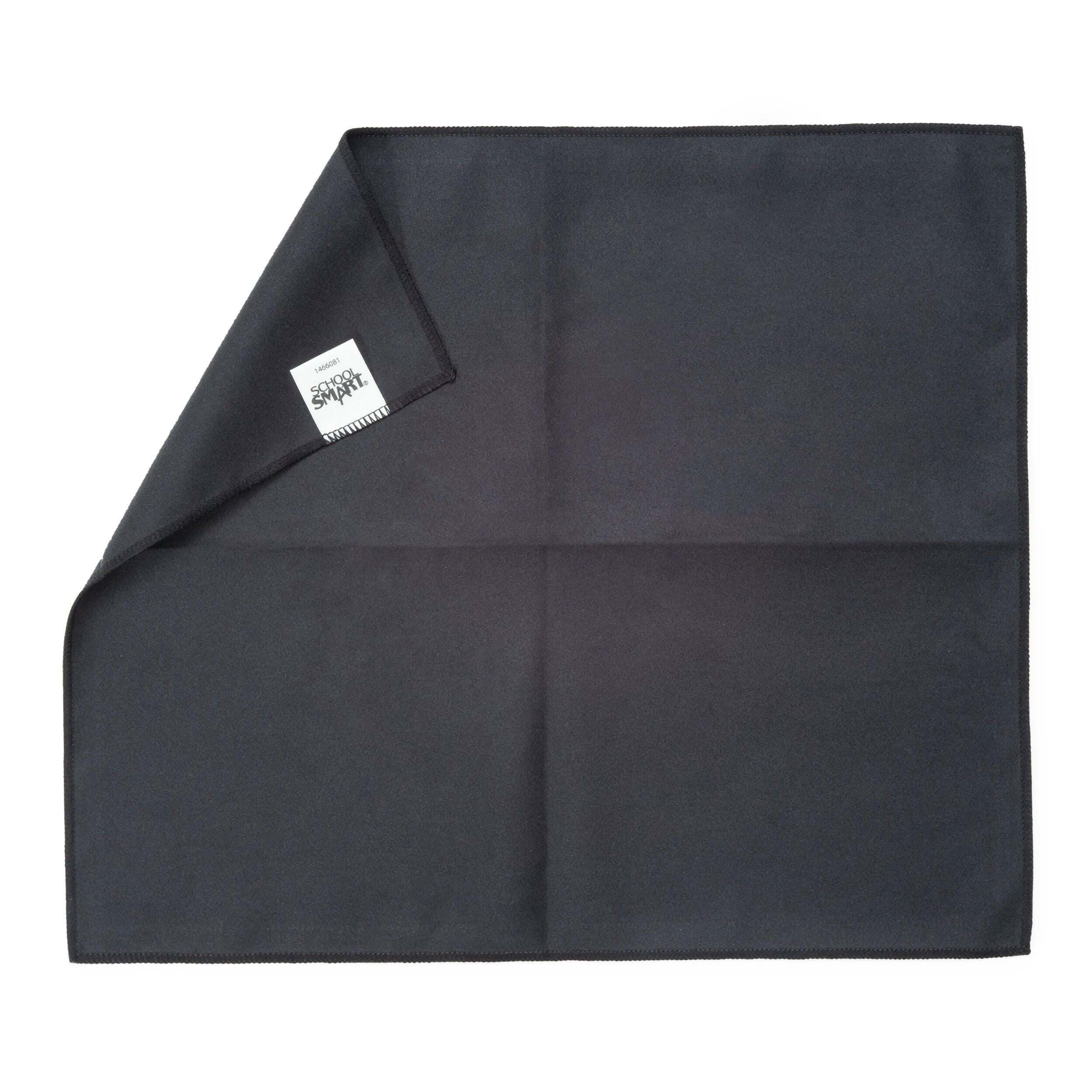 School Smart Dry Erase Cleaning Cloth for Whiteboards and Chalkboards, Microfiber Material 1466081